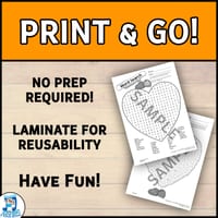 Valentine's Day Fun Puzzle Bundle | Word Searches, Mazes & more! Gr. 2-5 No Prep - thumbnail 3 of 4
