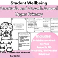 Gratitude & Growth Journal – Upper Primary (Years 3–6) - thumbnail 1 of 3