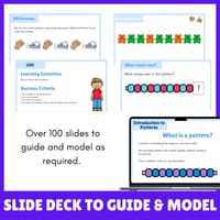 Patterns Activity Pack | Slide Deck | Exit Tickets | Assessment | Foundation - thumbnail 3 of 4