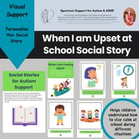 Social Stories about Emotions Emotional Regulation Social Stories Autism Visuals - thumbnail 1 of 1