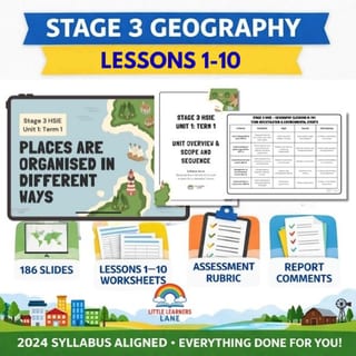 Stage 3 HSIE – Geography Unit 1: Places Are Organised in Different Ways - image 1 of 7