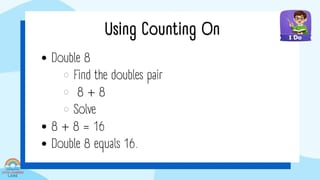 Stage 1 EAST Maths - CSQ13 & CHAN1 | Lessons 1-4 | Doubles/Near Double & Chance - image 8 of 8