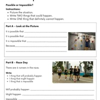 Stage 1 EAST Maths - CSQ13 & CHAN1  | Lessons 1-4 | Doubles/Near Double & Chance - thumbnail 7 of 8