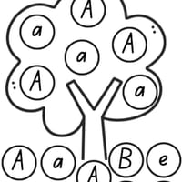 Matching Graphemes 'A' Worksheet - thumbnail 1 of 2