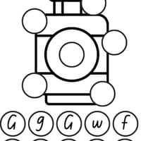 Matching Graphemes 'G' Worksheet - thumbnail 2 of 2