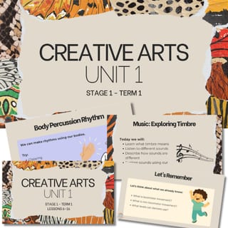 Stage 1 Creative Arts – Dance & Music Unit (Lessons 6–16) NEW SYLLABUS - image 4 of 4
