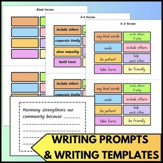 Harmony Day Craftivity and Writing Activity | Harmony Week Craftivity | K-6 | EALD - image 5 of 5