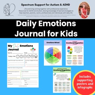 Social Emotional Feelings Journal Daily Emotional Check in with Students Task - image 1 of 2