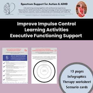 Behaviour Management Impulse Control Worksheets Executive Functioning Activity - image 8 of 9