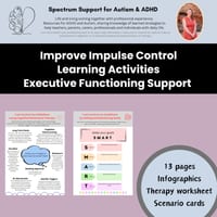 Behaviour Management Impulse Control Worksheets Executive Functioning Activity - thumbnail 6 of 9