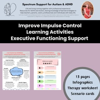 Behaviour Management Impulse Control Worksheets Executive Functioning Activity - image 6 of 9