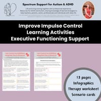 Behaviour Management Impulse Control Worksheets Executive Functioning Activity - thumbnail 5 of 9