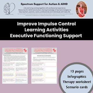 Behaviour Management Impulse Control Worksheets Executive Functioning Activity - image 5 of 9