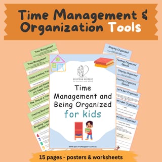 Executive Functioning Support Kit for Kids and Teens ADHD Support Autism Help - image 6 of 9