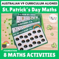 St. Patrick's Day 1-20 Number Games and Activities | Australian Curriculum V9