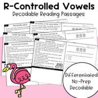 R Controlled Vowels Reading Comprehension Passages and Questions | Decodable | Science of Reading - thumbnail 1 of 4