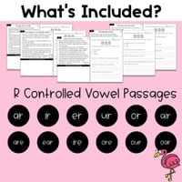 R Controlled Vowels Reading Comprehension Passages and Questions | Decodable | Science of Reading - thumbnail 4 of 4