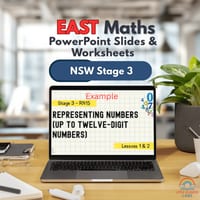 Stage 3 EAST Maths - AR16 & 2DS23 | Lessons 1-5 Bundle | Powerpoint & Worksheets