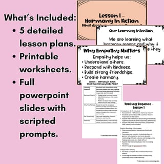 Harmony in Action: 5-Lesson Student Wellbeing Mini Unit for Years 2–6 - image 3 of 3