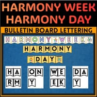 Harmony Week Bunting Display | Harmony Day Bulletin Board Lettering Display - thumbnail 2 of 4