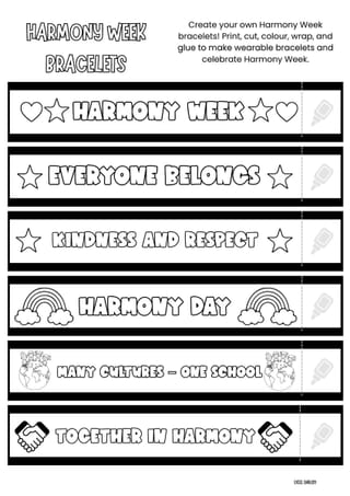 Harmony Week Bracelets | Harmony Day Bracelets | Harmony Week Paper Chain - image 4 of 4