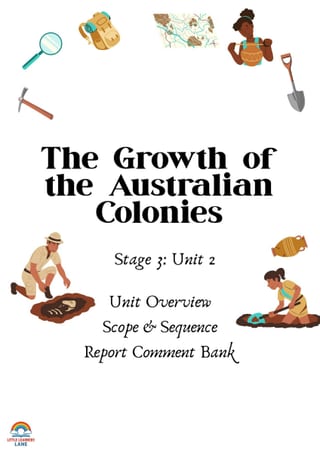 Stage 3 HSIE History Unit 2 – The Growth of the Australian Colonies | 16 Lessons, Worksheets & more - image 2 of 8