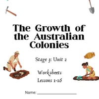 Stage 3 HSIE History Unit 2 – The Growth of the Australian Colonies | 16 Lessons, Worksheets & more - thumbnail 4 of 8