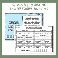 Easter Multiplication & Division Escape Room Arrays Strategies Problem Solving - thumbnail 3 of 9