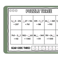 3-Digit Addition & Subtraction Skills Valentine’s Day Logic Puzzle Escape Room - thumbnail 9 of 9