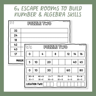 Year 1 & 2 Holiday Number & Algebra Escape Room Ultimate Bundle - image 2 of 8