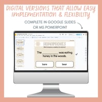 Homonym Task Card Bundle Homographs & Homophones Improve Grammar & Vocabulary - thumbnail 4 of 8