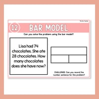 Addition, Subtraction, Multiplication & Division Word Problems Bar Model Bundle - thumbnail 8 of 8
