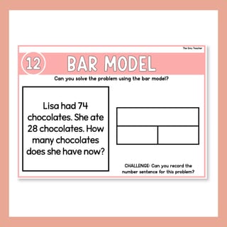 Addition, Subtraction, Multiplication & Division Word Problems Bar Model Bundle - image 8 of 8
