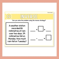 2 & 3-Digit Addition & Subtraction Word Problem Task Cards Inverse Relationship - thumbnail 9 of 9