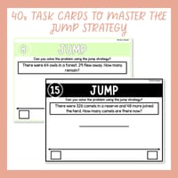 2 & 3-Digit Addition & Subtraction Word Problems Jump Strategy Open Number Line - thumbnail 3 of 9