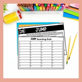 2 & 3-Digit Addition & Subtraction Word Problems Jump Strategy Open Number Line - image 7 of 9