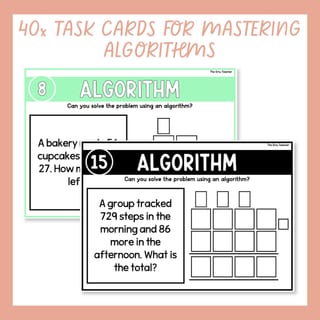 2 & 3-Digit Addition & Subtraction Word Problems Written Algorithm & Regrouping - image 3 of 9
