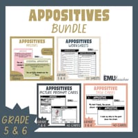 Appositive Bundle Essential & Nonessential Improve Grammar & Sentence Writing - thumbnail 1 of 8