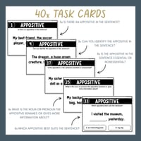 Appositive Bundle Essential & Nonessential Improve Grammar & Sentence Writing - thumbnail 5 of 8