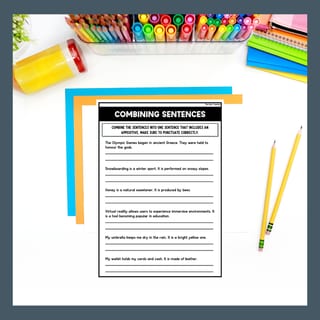 Appositive Bundle Essential & Nonessential Improve Grammar & Sentence Writing - image 8 of 8