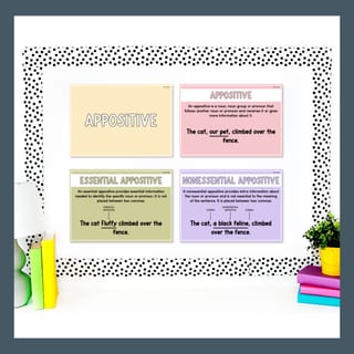 Appositive Bundle Essential & Nonessential Improve Grammar & Sentence Writing - image 7 of 8