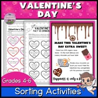 Valentine Fact vs Opinion Activities | English Worksheets & Literacy Skills 4–6
