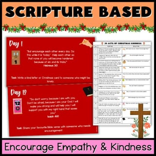 Christmas Advent Bible Activities for Grades 4-6 | Scripture & Reflection - image 4 of 5