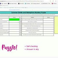 Simile & Metaphor Worksheets | Figurative Language Practice Activities | 4th-5th - thumbnail 2 of 5