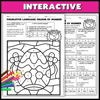 Spring Figurative Language 4th-5th | Simile Metaphor Hyperbole | Digital & Print - image 4 of 5