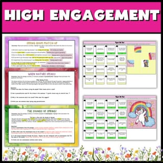 Spring Figurative Language 4th-5th | Simile Metaphor Hyperbole | Digital & Print - image 5 of 5
