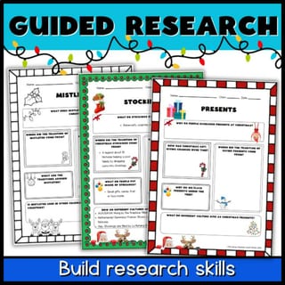 Christmas Symbols Research Project | Reading, Writing & Guided Inquiry Grade 4–6 - image 3 of 4