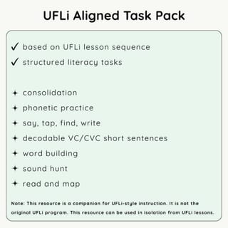 UFLi-Aligned Phonics Task Pack | Lesson 2 | Mm /m/ - image 2 of 4