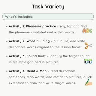 UFLi-Aligned Phonics Task Pack | Lesson 2 | Mm /m/ - image 3 of 4