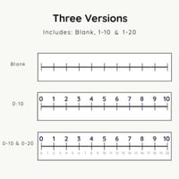 Number Lines Freebie | Blank, 0-10 & 0-20 - thumbnail 2 of 4